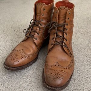 Allen Edmunds Men’s Dalton wingtip boots in 10D